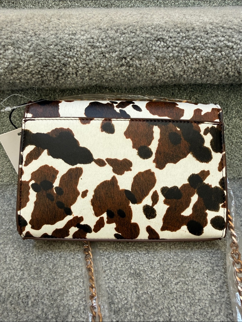 NWT Steve Madden Cowhide-Print Crossbody Bag - Picture 6 of 16
